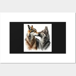 Wolfdog Lovers Posters and Art